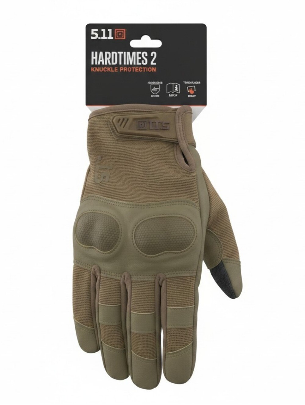 5.11 Tactical Hardtimes 2 Gloves Knuckle Protection 2XL Touchscreen Kangaroo TAA